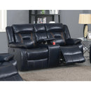 Poundex Power Reclining Loveseat F86292 IMAGE 1