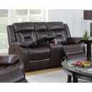 Poundex Power Reclining Loveseat F86295 IMAGE 1