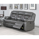 Poundex Power Reclining Sofa F86299 IMAGE 1