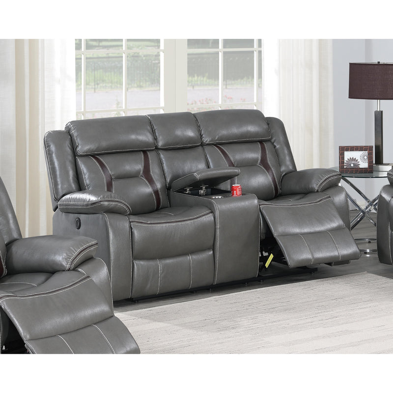 Poundex Power Reclining Loveseat F86298 IMAGE 1