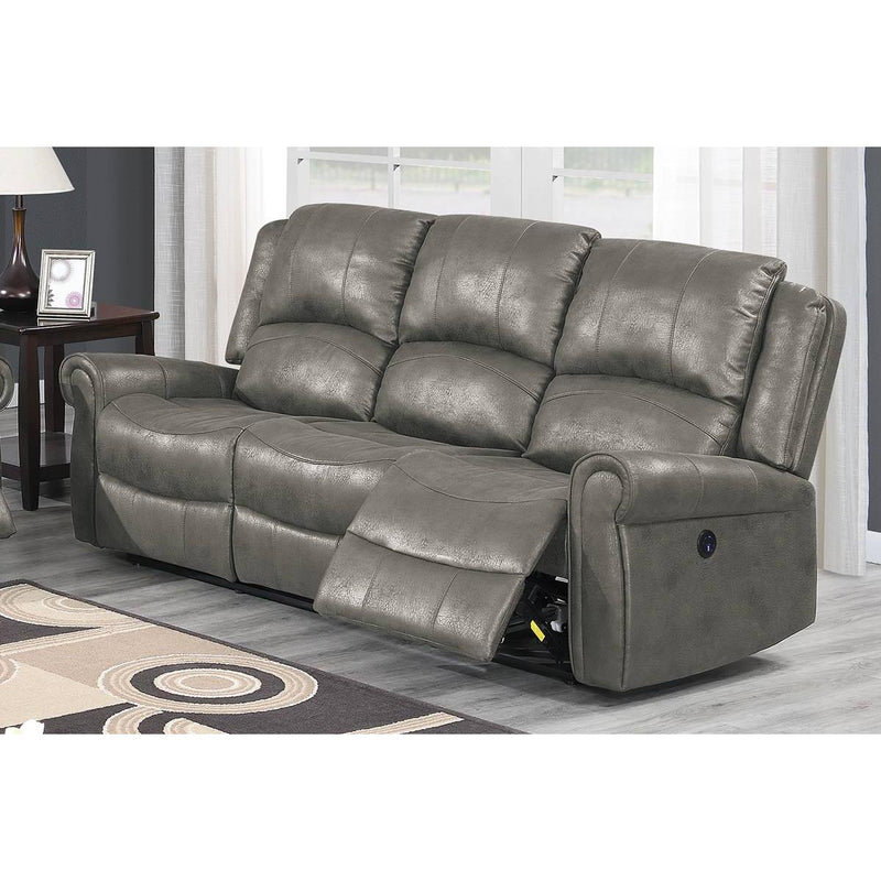 Poundex Power Reclining Sofa F86239 IMAGE 1