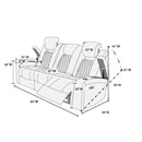 Poundex F86323 Power Reclining Sofa IMAGE 9