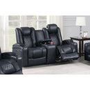 Poundex Power Reclining Loveseat F86328 IMAGE 1