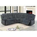Poundex Power Reclining Sectional F86605 IMAGE 1