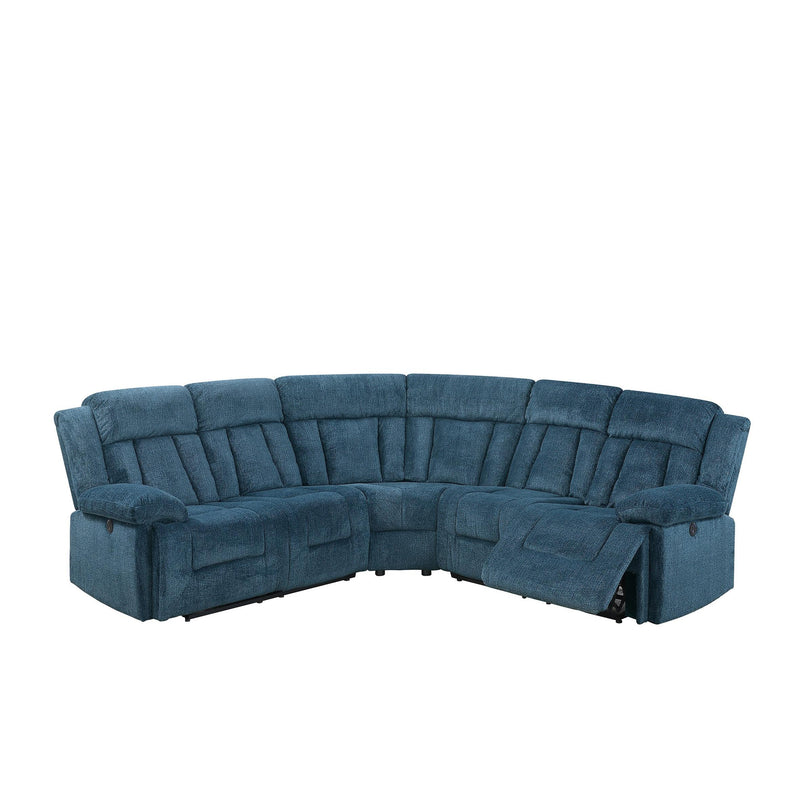 Poundex F86604 Power Reclining Sectional IMAGE 2