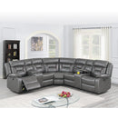 Poundex Power Reclining Sectional F86611 IMAGE 1