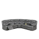 Poundex F86611 Power Reclining Sectional IMAGE 2