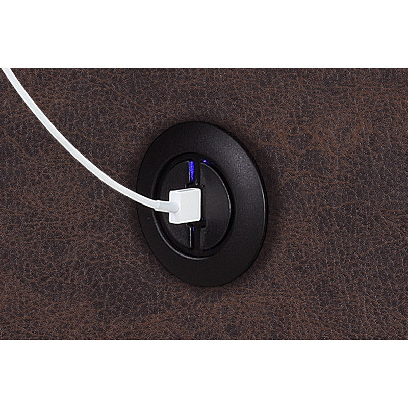 Poundex F86610 Power Reclining Sectional IMAGE 3