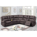 Poundex Power Reclining Sectional F86608 IMAGE 1