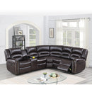 Poundex Power Reclining Sectional F86613 IMAGE 1