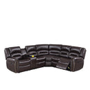 Poundex F86613 Power Reclining Sectional IMAGE 2