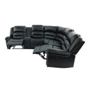 Poundex F86612 Power Reclining Sectional IMAGE 3