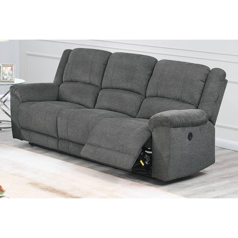 Poundex Power Reclining Sofa F86213 IMAGE 1