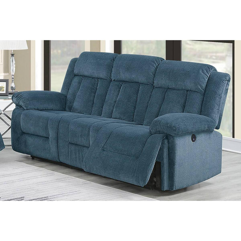 Poundex Power Reclining Sofa F86206 IMAGE 1