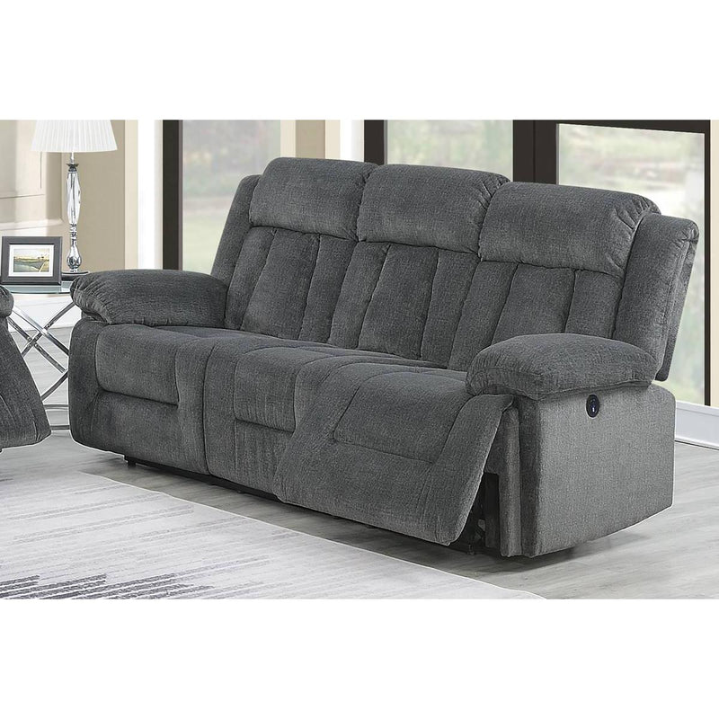 Poundex Power Reclining Sofa F86203 IMAGE 1