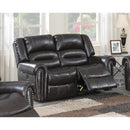 Poundex Power Reclining Loveseat F86268 IMAGE 1