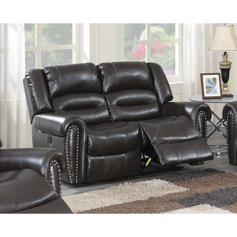 Poundex Power Reclining Loveseat F86268 IMAGE 1