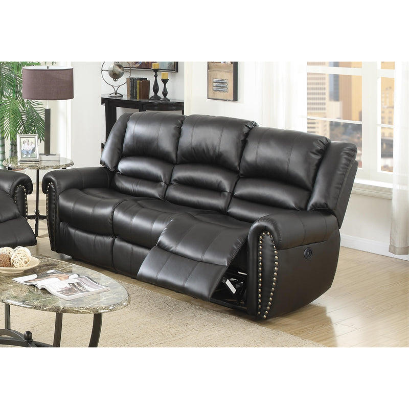 Poundex Power Reclining Sofa F86266 IMAGE 1