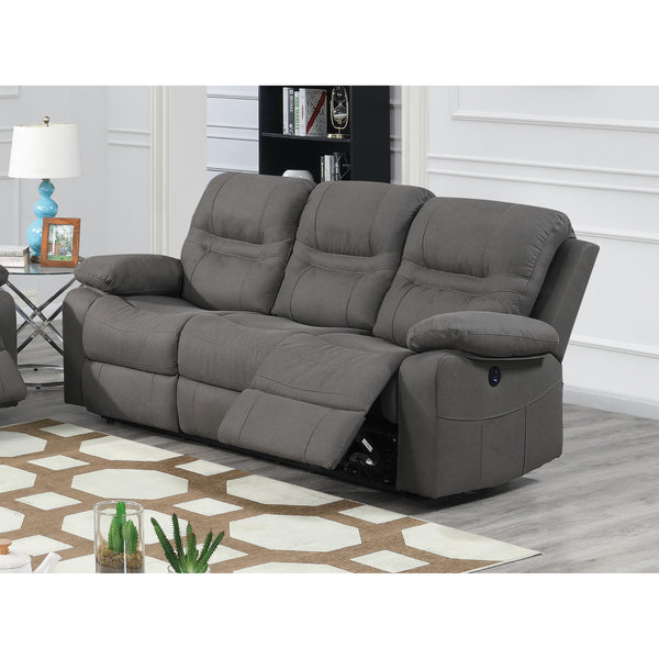 Poundex Power Reclining Sofa F86243 IMAGE 1