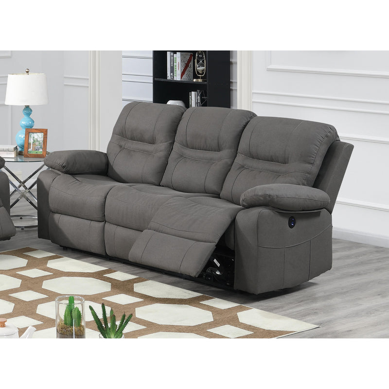 Poundex Power Reclining Sofa F86243 IMAGE 1
