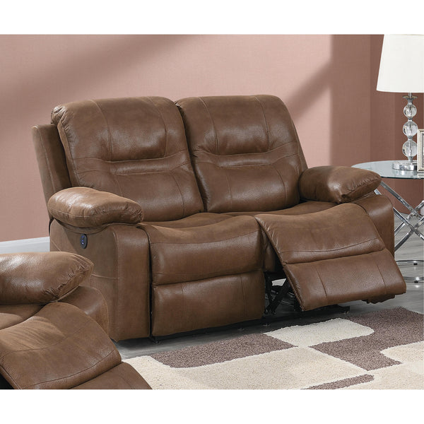 Poundex Power Reclining Loveseat F86245 IMAGE 1