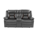 Poundex F6797 Motion Loveseat IMAGE 3
