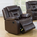 Poundex Glider Recliner F6796 IMAGE 1