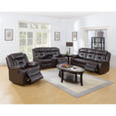 Poundex F6794 Motion Loveseat IMAGE 2