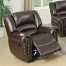 Poundex Glider Recliner F6755 IMAGE 1
