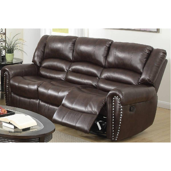 Poundex Reclining Sofa F6754 IMAGE 1