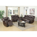 Poundex F6753 Motion Loveseat IMAGE 2