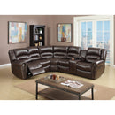 Poundex Reclining Sectional F6744 IMAGE 1