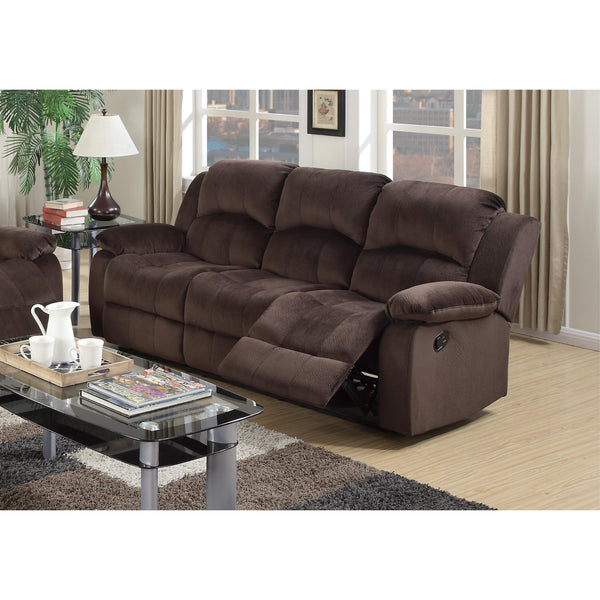 Poundex Reclining Sofa F6712 IMAGE 1