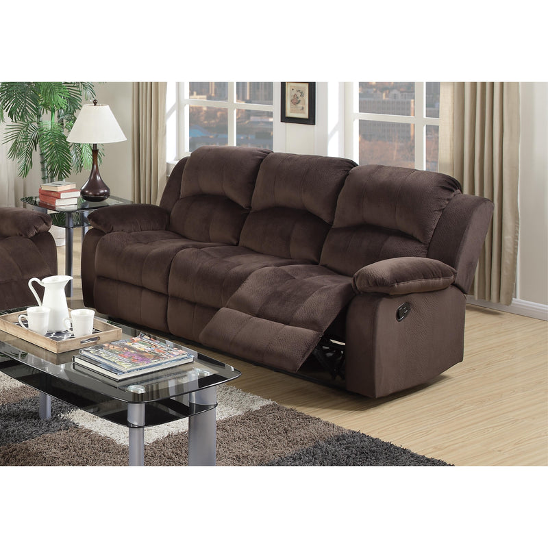 Poundex Reclining Sofa F6712 IMAGE 1