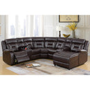 Poundex Reclining Sectional F6703 IMAGE 1