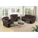 Poundex F6695 Motion Loveseat IMAGE 2
