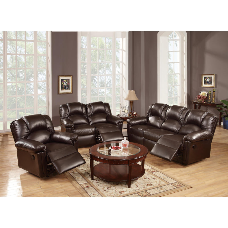 Poundex F6676 Glider Recliner IMAGE 2