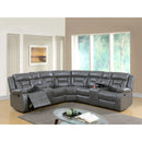 Poundex Reclining Sectional F6650 IMAGE 1