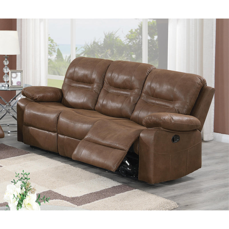Poundex Reclining Sofa F6647 IMAGE 1
