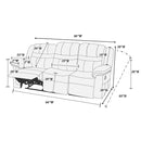 Poundex F6647 Motion Sofa IMAGE 5