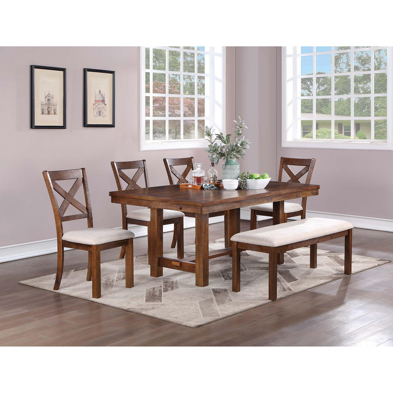 Poundex F1887 Dining Bench IMAGE 2