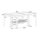 Poundex F2438 Dining Table IMAGE 7