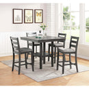 Poundex 5 pc Counter Height Dinette F2552 IMAGE 1