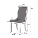 Poundex F1801 Dining Chair IMAGE 4