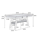 Poundex F2271 Dining Table IMAGE 6