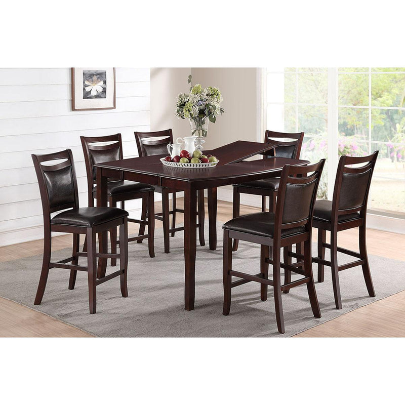 Poundex Square Counter Height Dining Table F2238 IMAGE 1