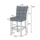 Poundex F1754 Counter Height Chair IMAGE 3