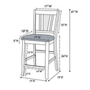 Poundex F1167 Counter Height Chair IMAGE 8