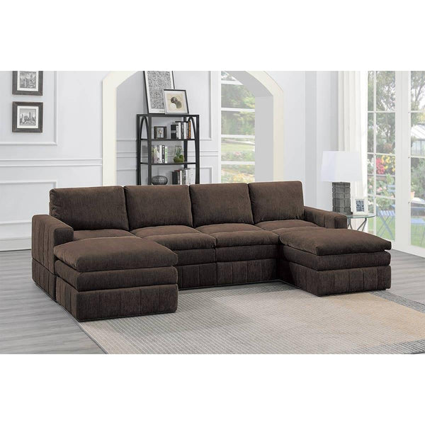 Poundex 6 pc Sectional 450 IMAGE 1