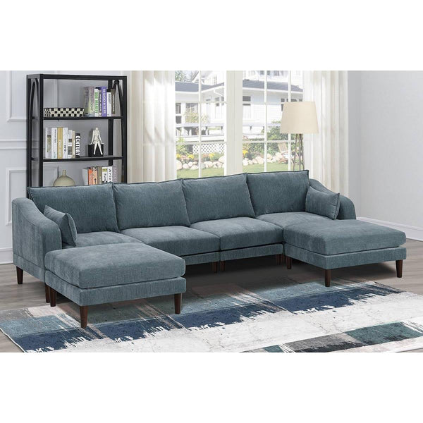 Poundex 6 pc Sectional 875 IMAGE 1